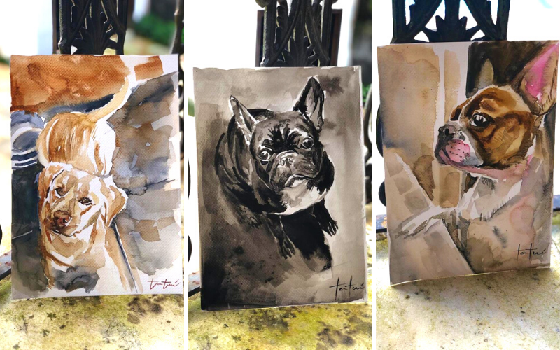 Artista Petropolitano Faz Pinturas De Cachorros Em Troca De Racao Para Instituicoes De Animais Sou Petropolis