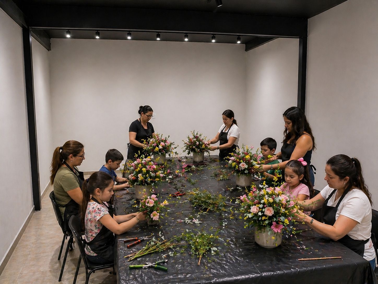 Oficina de arte floral japonesa