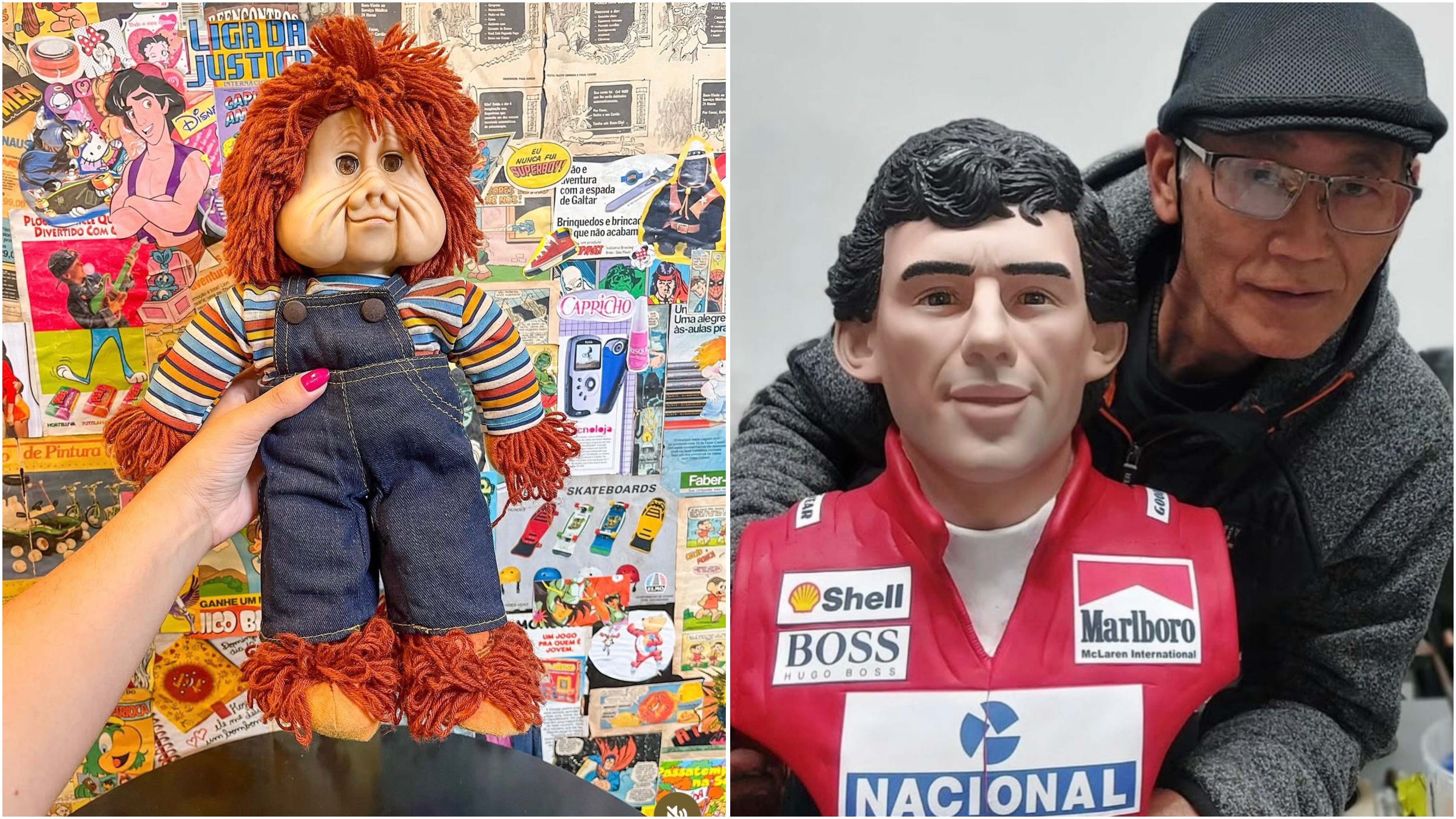 Visita de Wilson Iguti no Museu dos Brinquedos