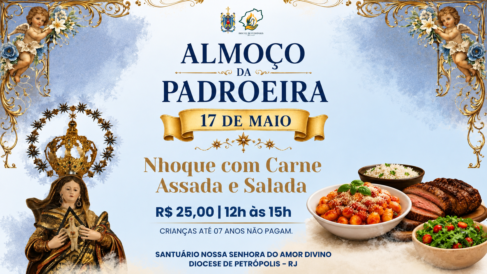 Almoço no Santuário Nossa Senhora do Amor Divino