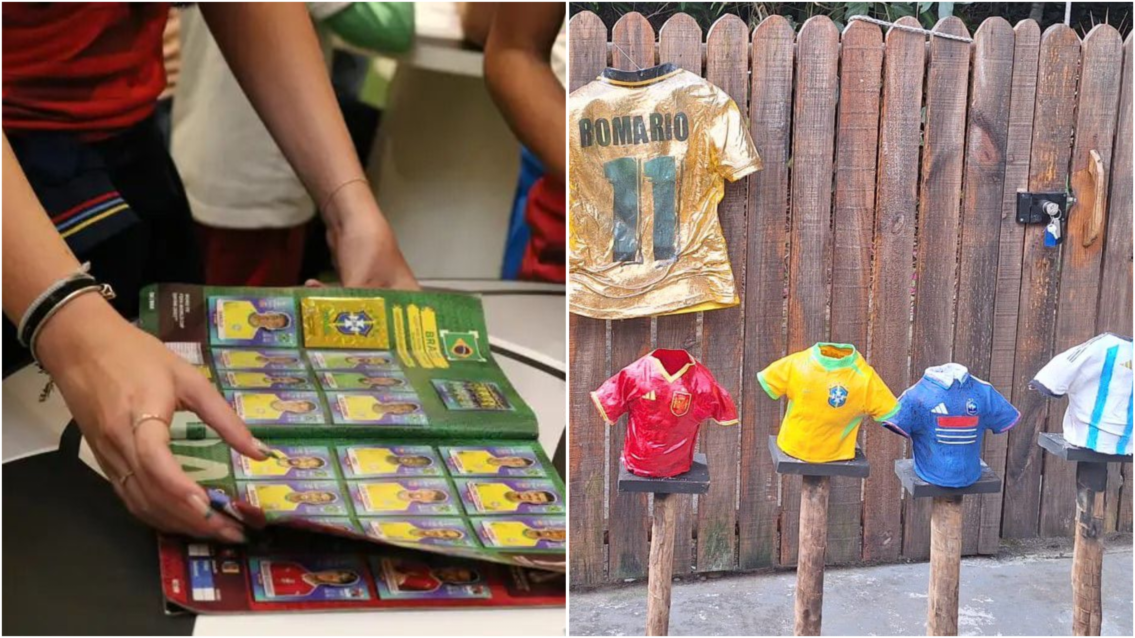 Troca de figurinha da Copa em Itaipava
