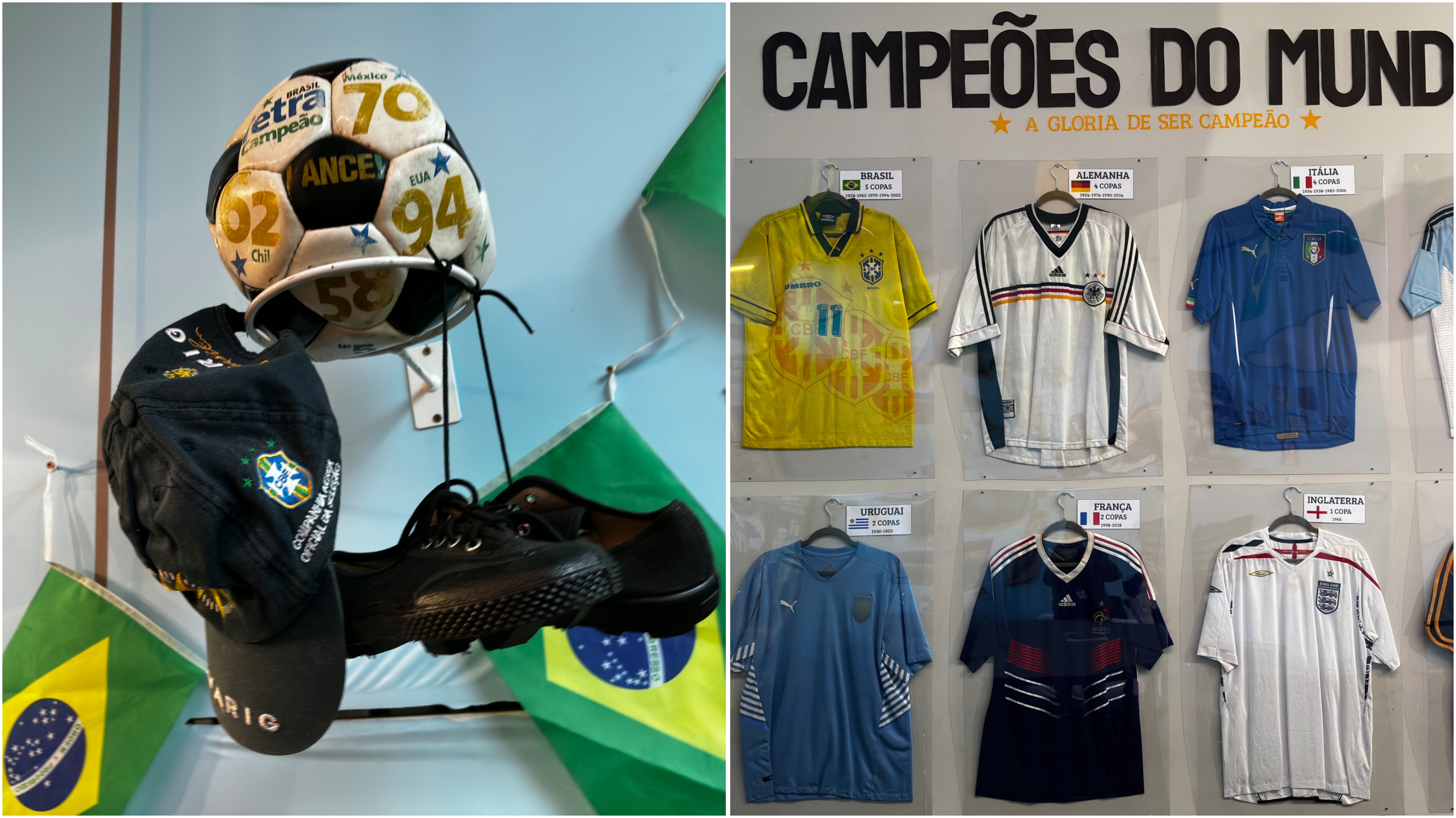 Exposição da Copa e troca de figurinhas no Pátio Petrópolis Shopping