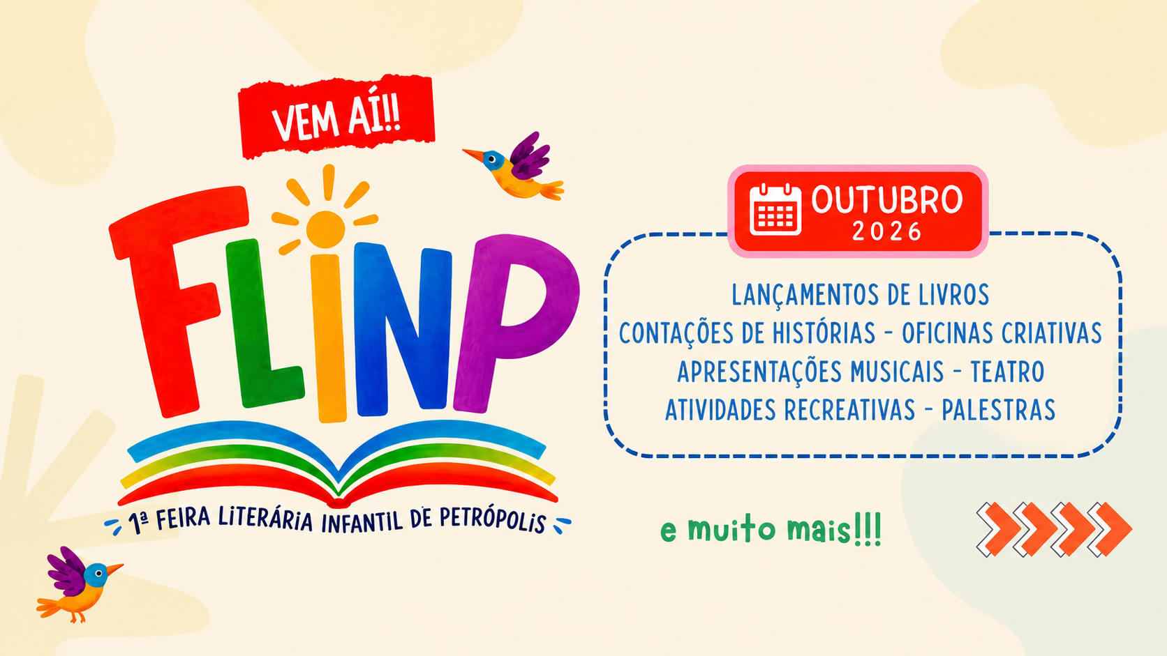 1ª Feira Literária Infantil de Petrópolis (FLINP)