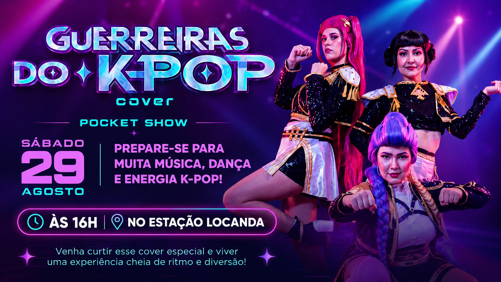 Pocket Show “Guerreiras do K-Pop”
