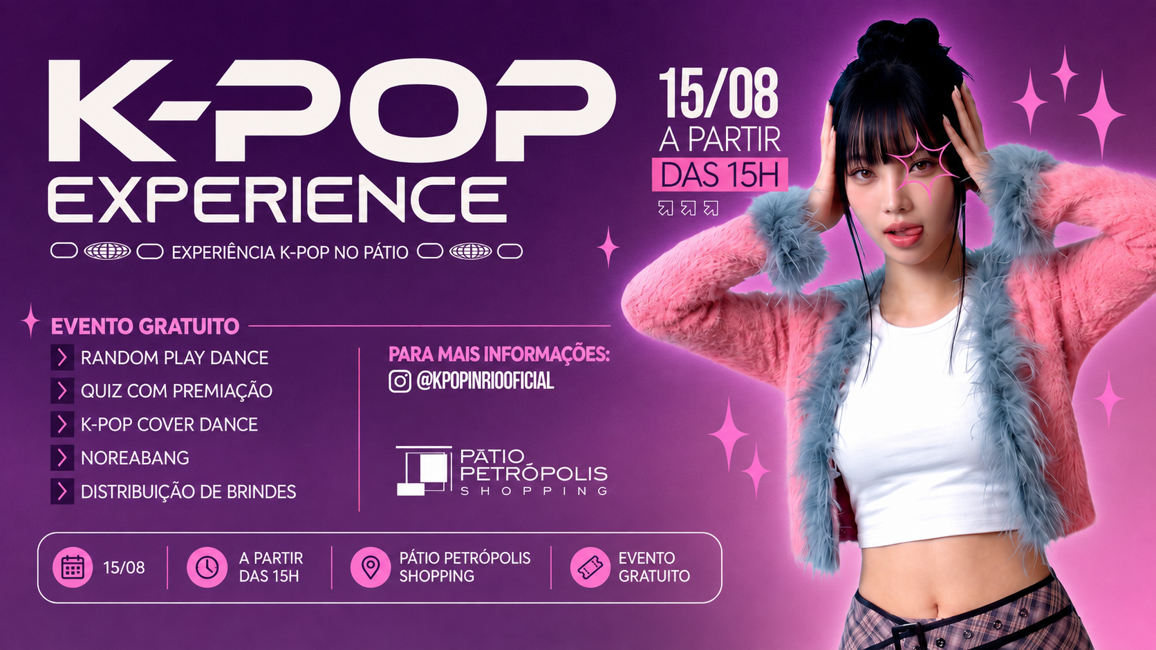 K-Pop Experience no Pátio Petrópolis