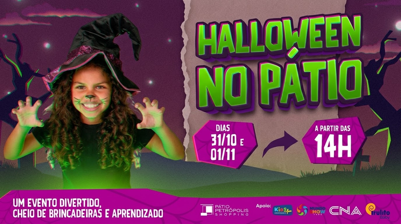 Halloween no Pátio Petrópolis Shopping