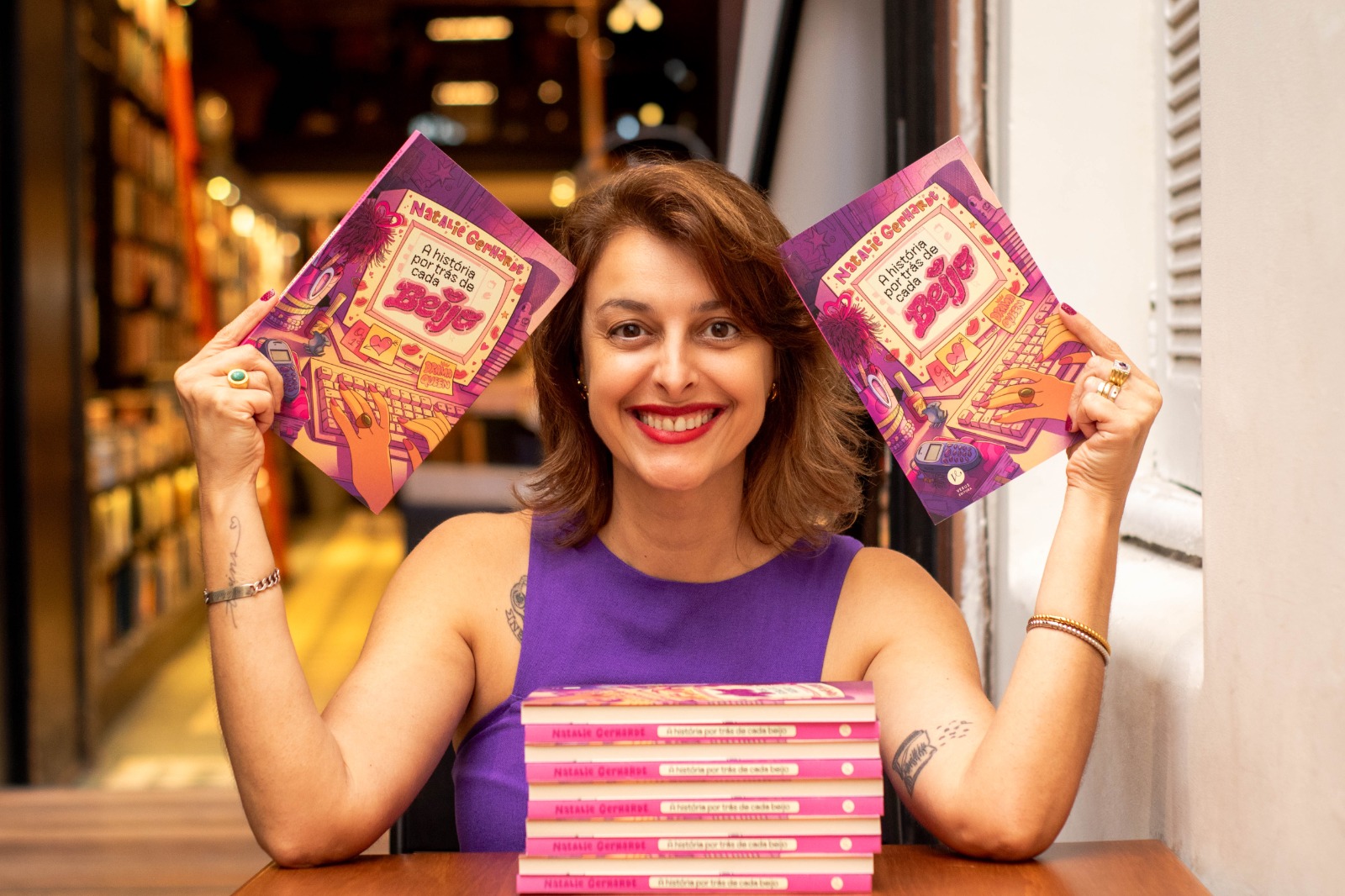 Bate-papo e sessão de autógrafos com Natalie Gerhardt