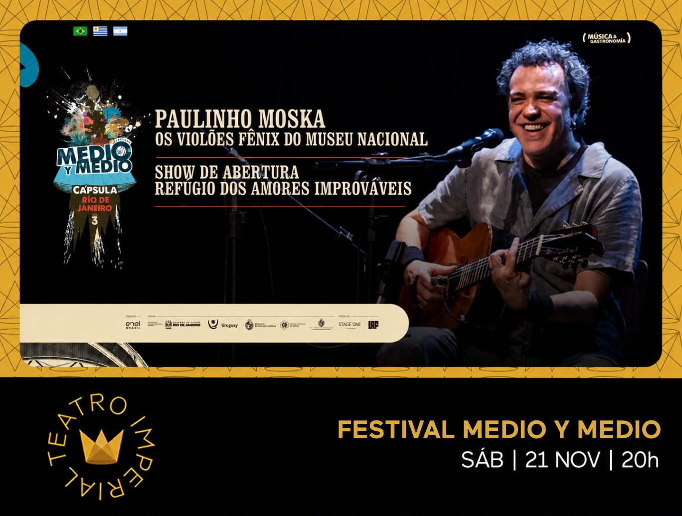 Paulinho Moska | Os Violões Fênix do Museu Nacional